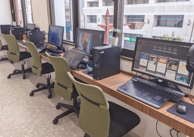 本格的な専用機材が充実