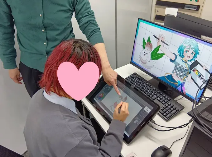 専門の講師が指導