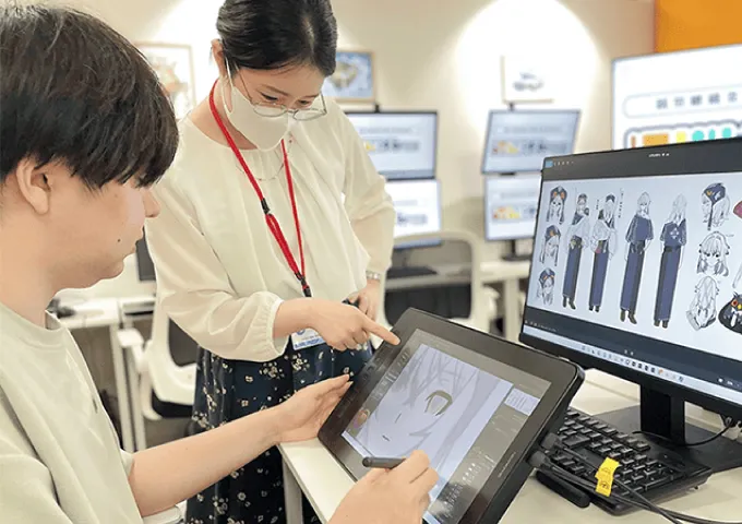 専門の講師が指導