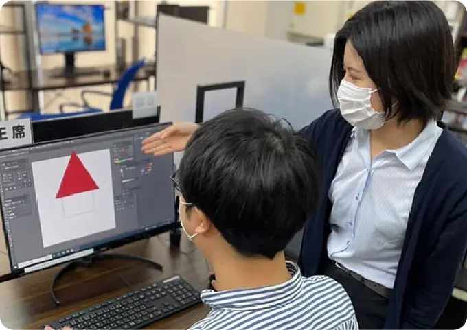 専門の講師が指導