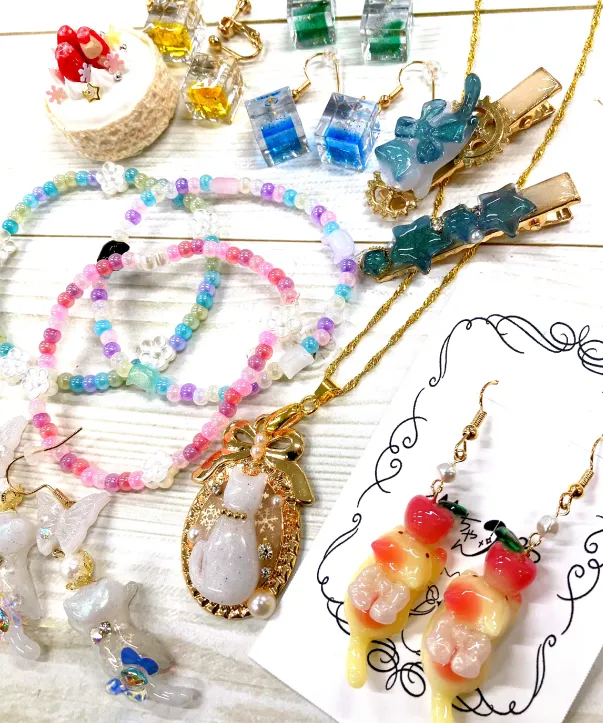 レジン・ビーズアクセサリー作り