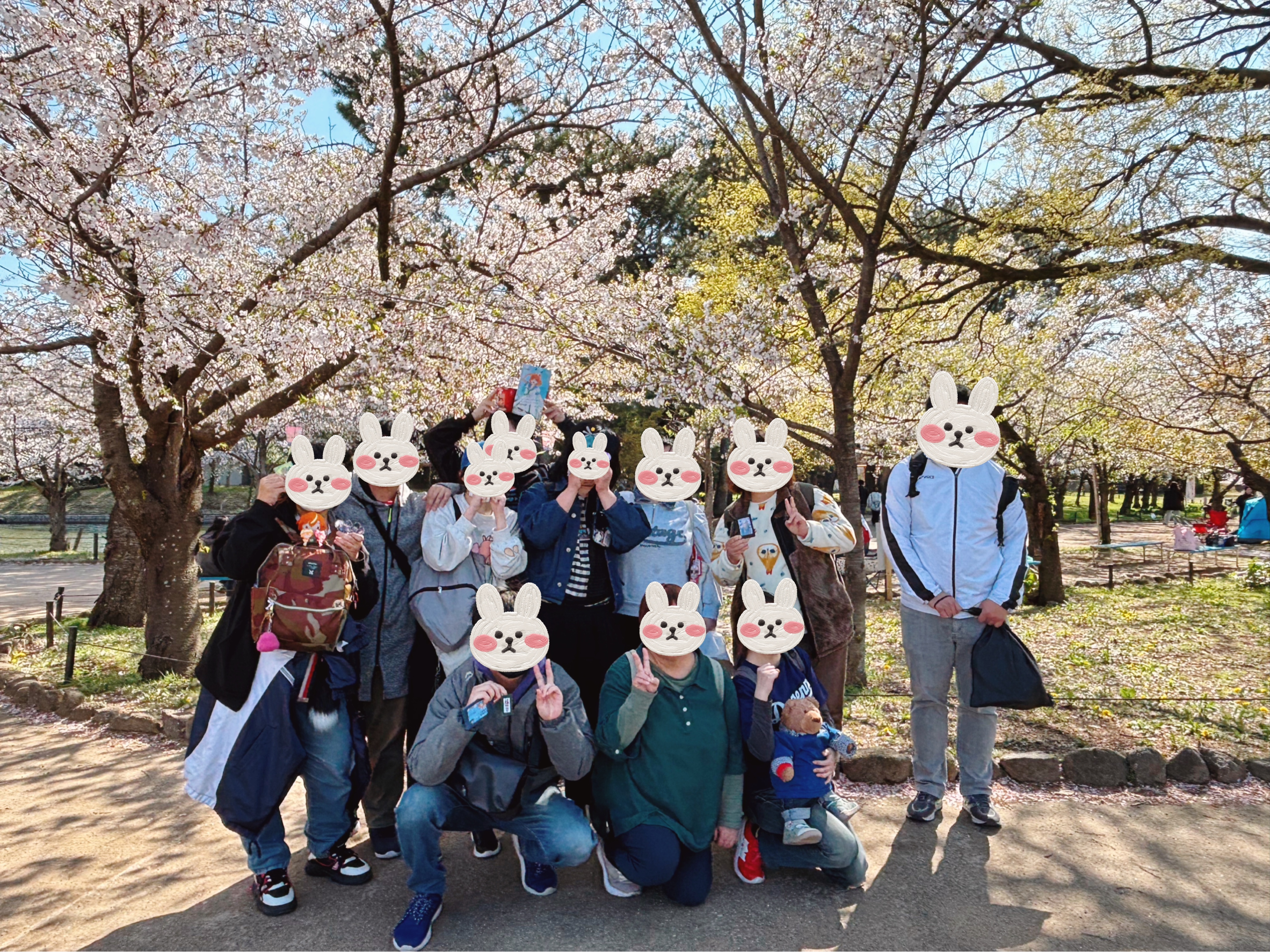 本日はイベント！亀城公園へお花見にいきました🌸