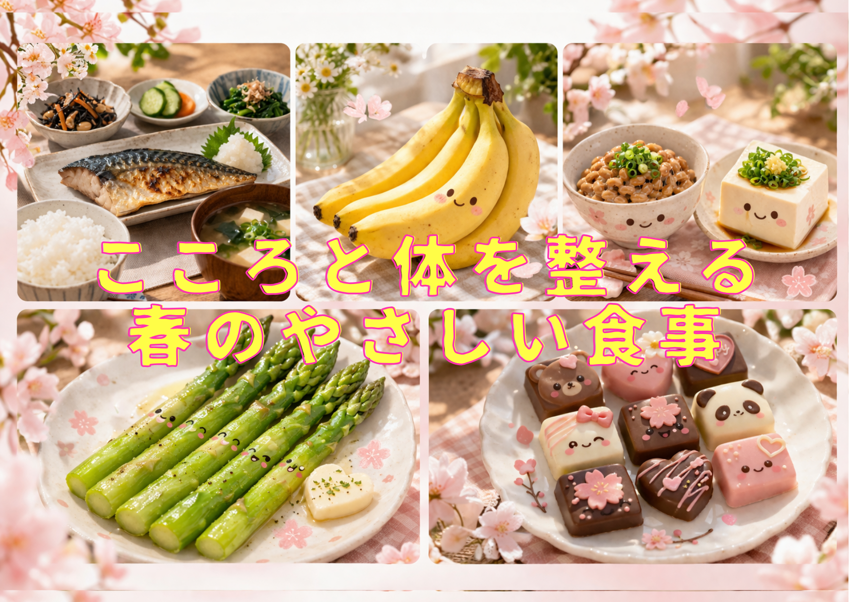 【春の不調対策】こころと体を整えるやさしい食事｜メンタルケアにおすすめの食材