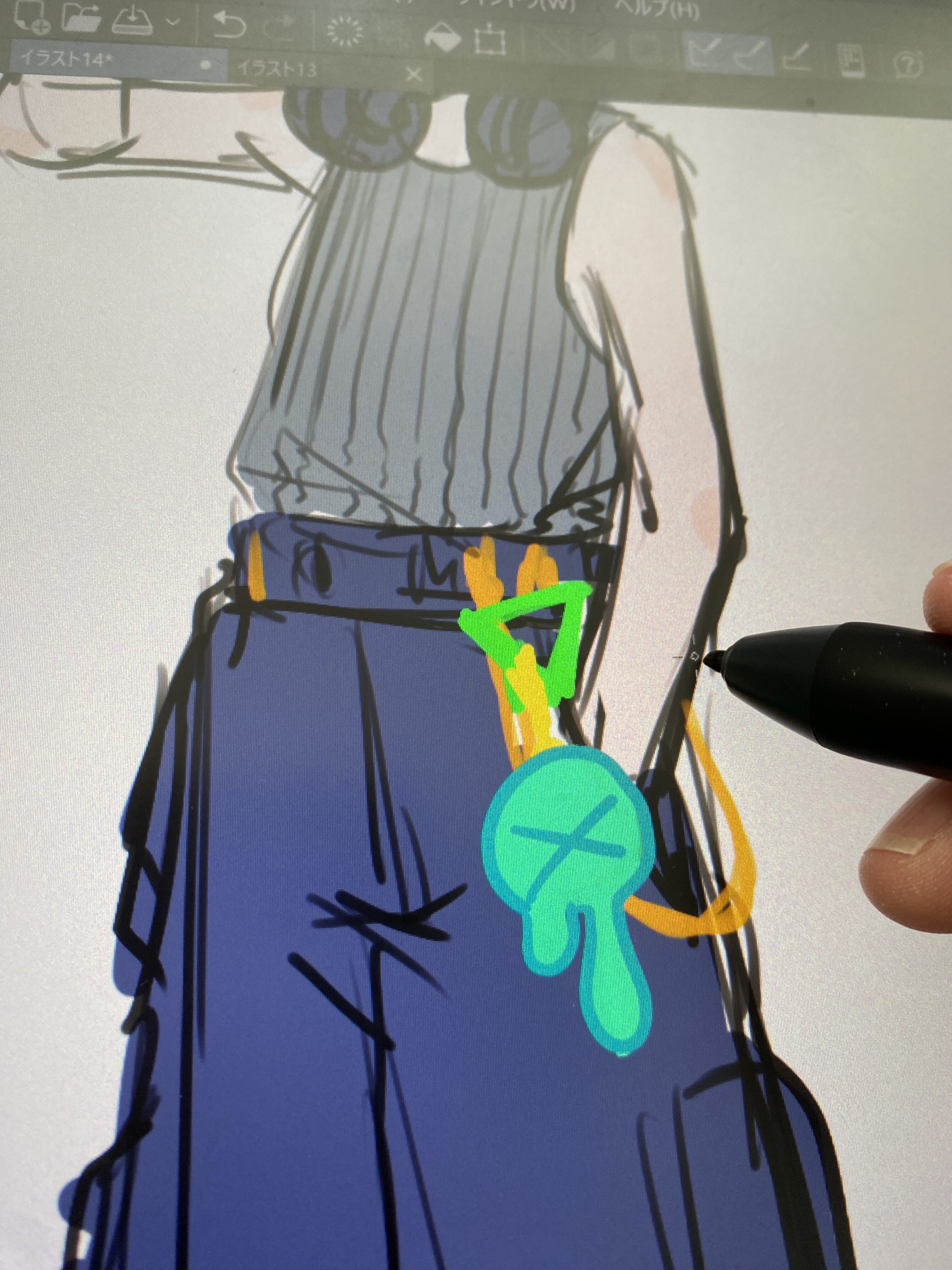 今日はイラストの講義をしました！