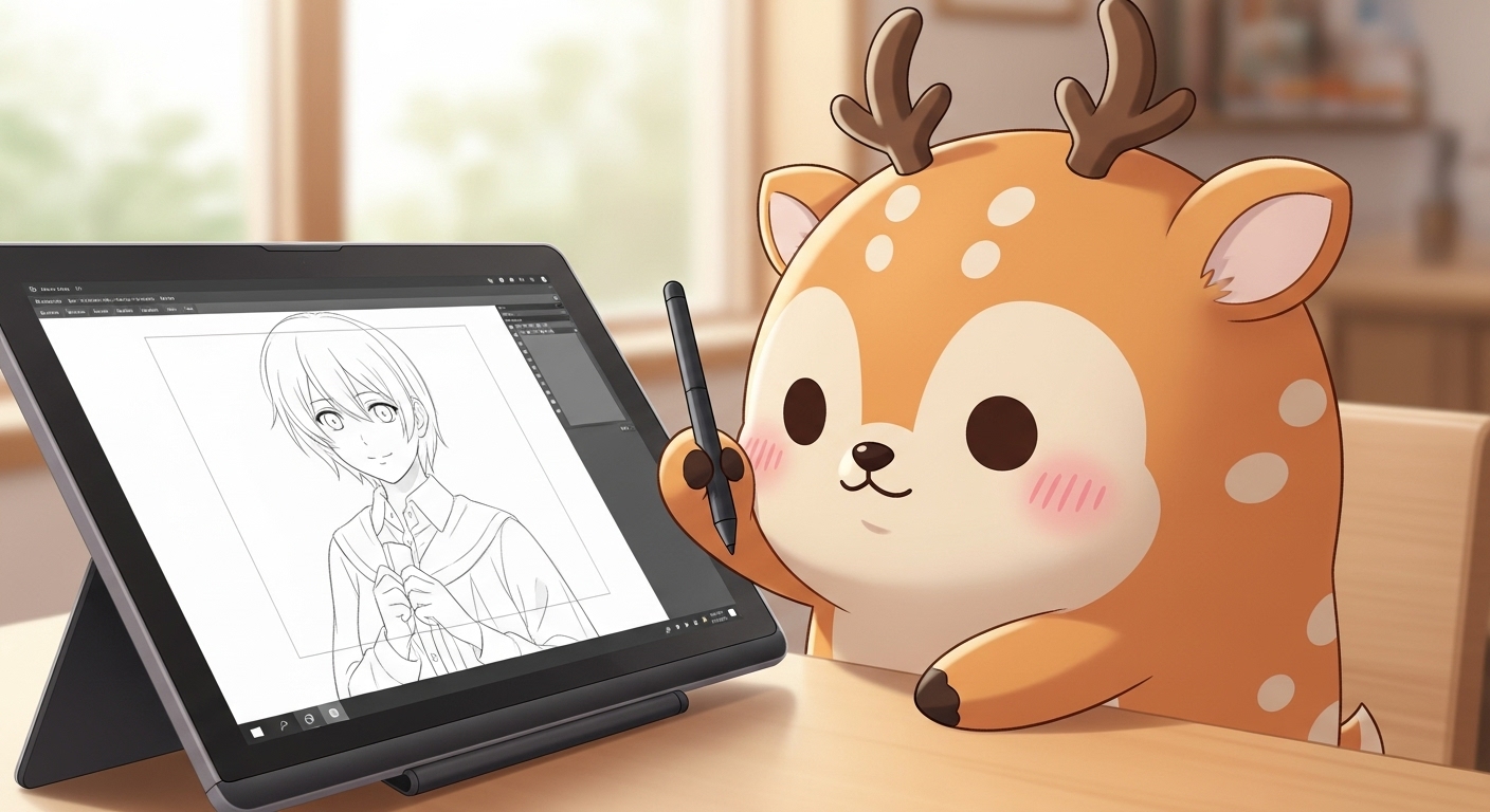 奈良でデジタルイラストに挑戦！機材がなくても「やってみたい」気持ちだけで始められる場所
