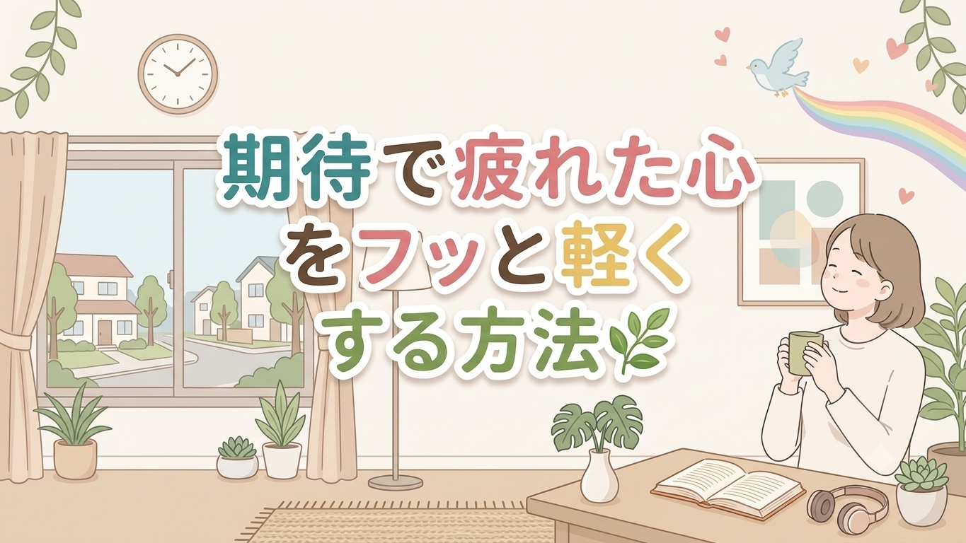 【にじげん横浜駅東口🌈】期待で疲れた心をフッと軽くする方法🌿