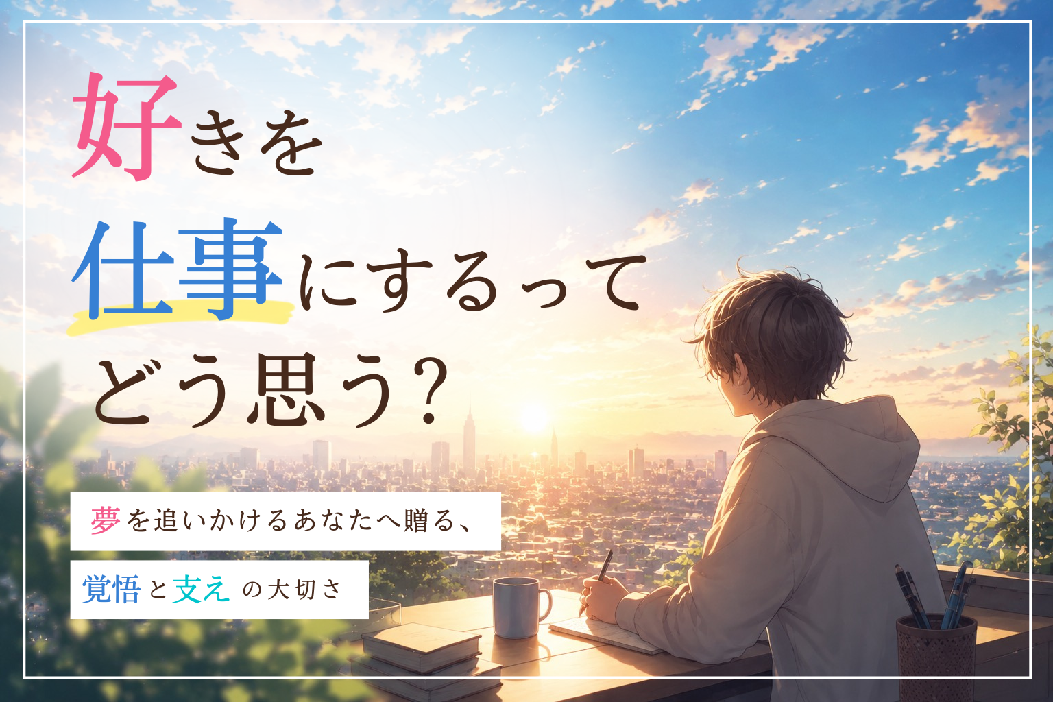 【西宮の就労継続支援B型】「好きを仕事にする」ってどう思う？｜利用者さんブログ