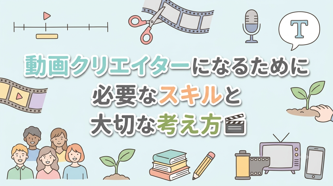 【にじげん横浜駅東口🌈】動画クリエイターになるために必要なスキルと大切な考え方
