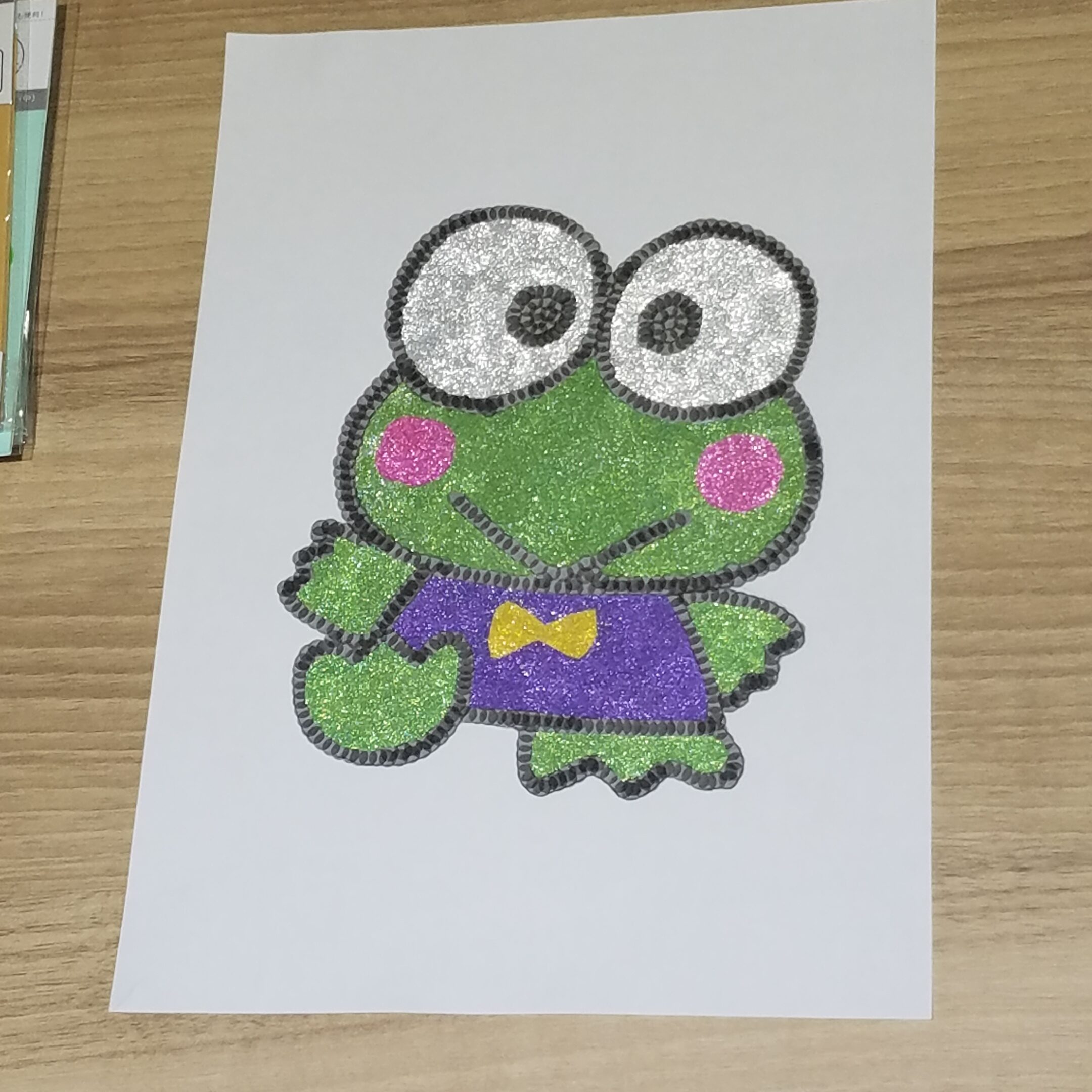✨シールを使って作品を制作しました！🎨