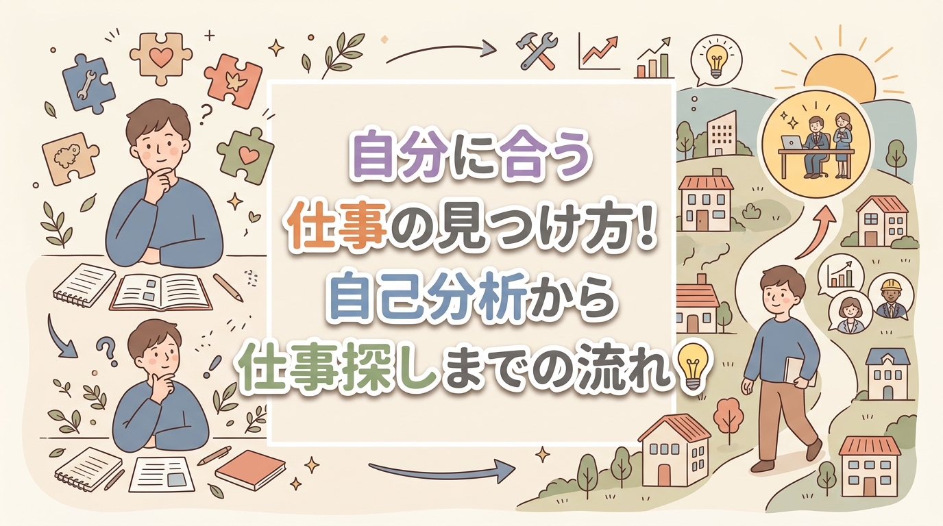 【にじげん横浜駅東口🌈】自分に合う仕事の見つけ方！自己分析から仕事探しまでの流れ💡