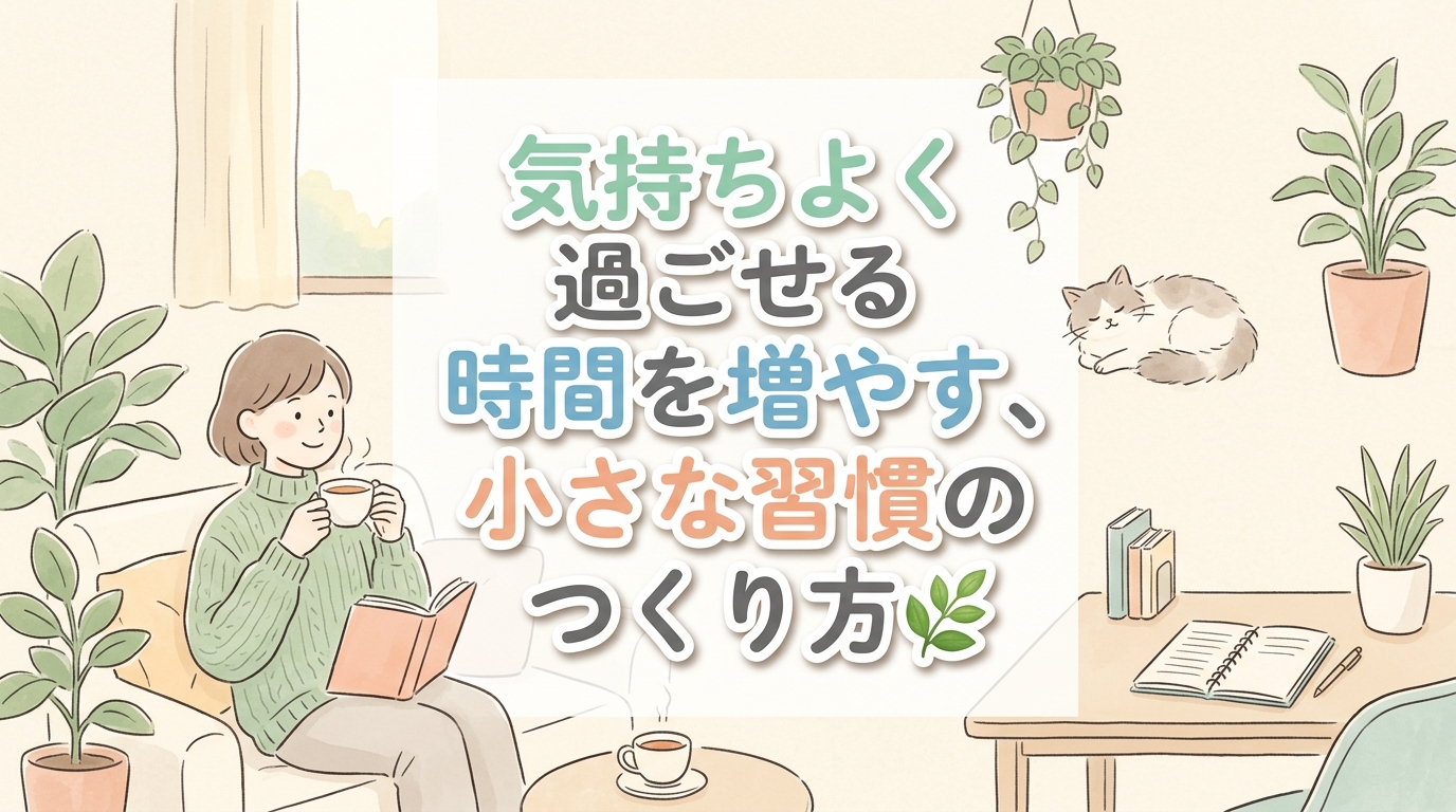 【にじげん横浜駅東口🌈】気持ちよく過ごせる時間を増やす、小さな習慣のつくり方